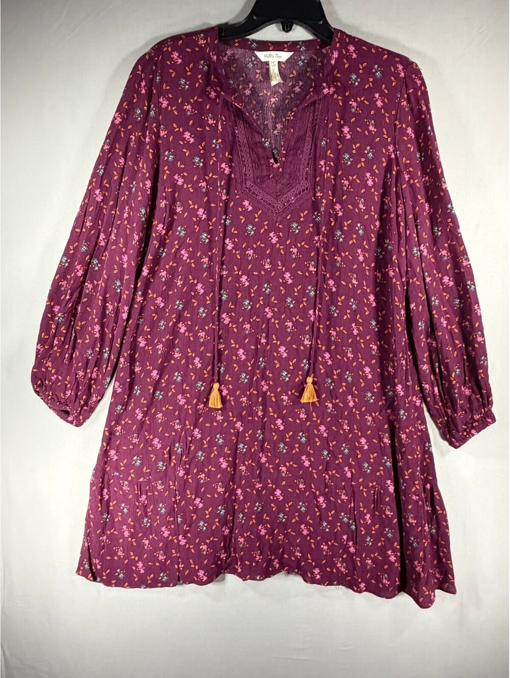 Matilda Jane Floral Boho Tunic Dress in Size Small